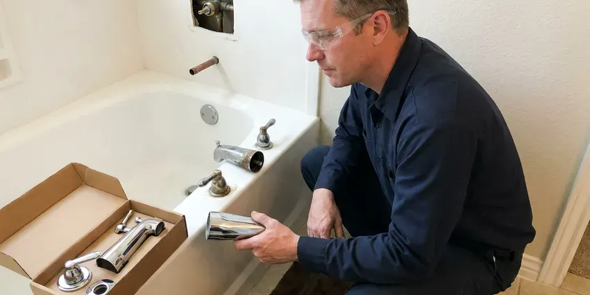 Professional shower installation, Omaha
