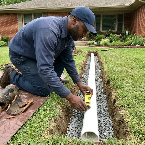 Local sewer replacement by FKV Plumbing, Omaha, NE