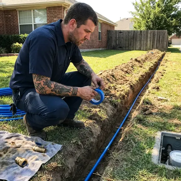 Professional water line replacement, Chalco, NE