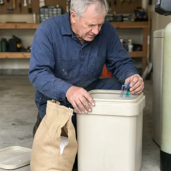Local water softener maintenance by FKV Plumbing, Omaha, NE